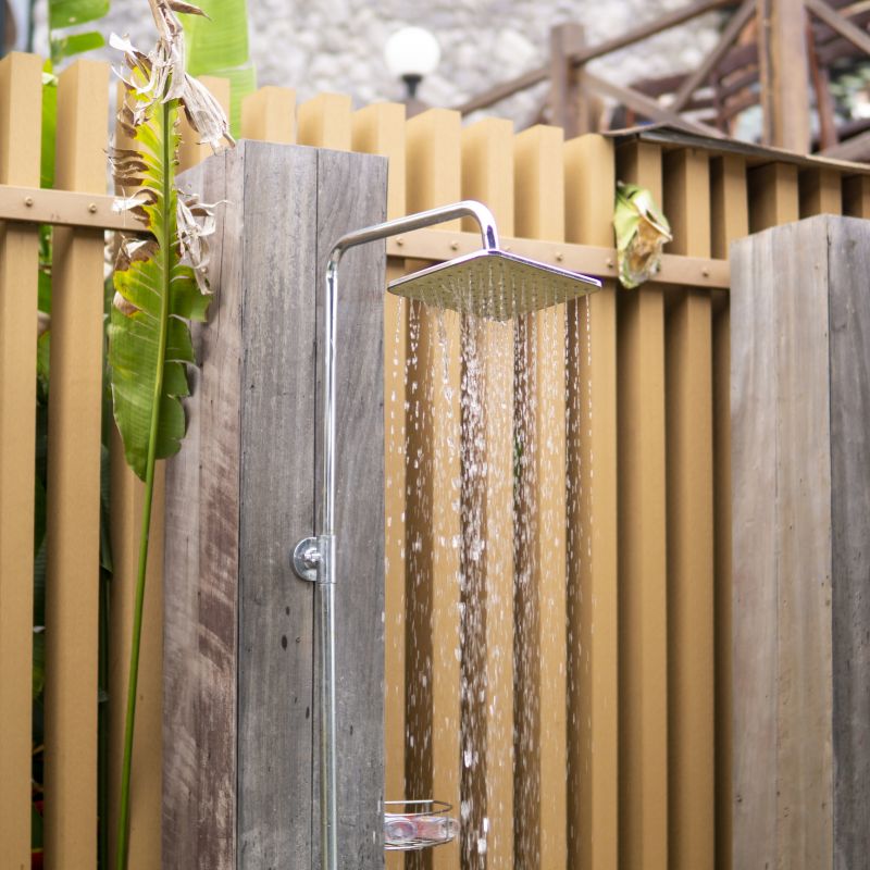 Outdoor Shower Setups